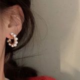 ピアス ハーフフープピアス レディース | PlusNao | 詳細画像7 