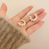 ピアス ハーフフープピアス レディース | PlusNao | 詳細画像9 