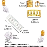 ブレイズビーズ 100個セット ヘアリング | PlusNao | 詳細画像11 