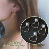 スタッドピアス アクセサリー 2way | PlusNao | 詳細画像1