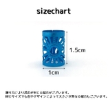 ブレイズビーズ 100個セット ヘアリング | PlusNao | 詳細画像17