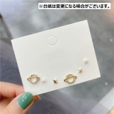 スタッドピアス 3ペアセット アクセサリー | PlusNao | 詳細画像3 
