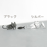 スタッドピアス レディース 猫 | PlusNao | 詳細画像12