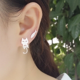 スタッドピアス レディース 猫 | PlusNao | 詳細画像2