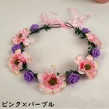 ヘッドコサージュ 花冠 花かんむり | PlusNao | 詳細画像12 