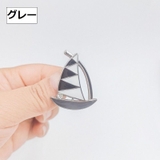 ブローチ アクセサリー ヨット | PlusNao | 詳細画像5