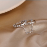 オープンリング チェーン ダブルリング | PlusNao | 詳細画像12