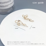 スタッドピアス ピアス アシンメトリー | PlusNao | 詳細画像10 