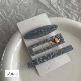 ヘアクリップ 3点セット レディース | PlusNao | 詳細画像7 
