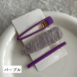 ヘアクリップ 3点セット レディース | PlusNao | 詳細画像10