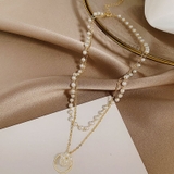 パール調ネックレス 2連チョーカー ペンダント | PlusNao | 詳細画像13 