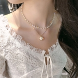 パール調ネックレス 2連チョーカー ペンダント | PlusNao | 詳細画像4 