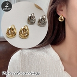 フープピアス レディース アクセサリー | PlusNao | 詳細画像1