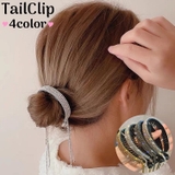 テールクリップ ヘアクリップ ラインストーン | PlusNao | 詳細画像1