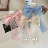 ヘアクリップ リボン レース | PlusNao | 詳細画像8 