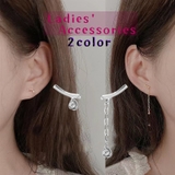 ピアス バックキャッチピアス ロングピアス | PlusNao | 詳細画像1 