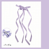 ヘアクリップ リボン付 くちばしクリップ | PlusNao | 詳細画像8 