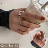 指輪 オープンリング 2個セット | PlusNao | 詳細画像1