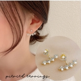 ピアス スタッドピアス バックキャッチピアス | PlusNao | 詳細画像1 