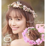 ヘッドコサージュ ヘッドドレス ブライダル | PlusNao | 詳細画像1 