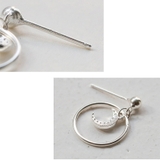 スタッドピアス 両耳用 レディース | PlusNao | 詳細画像16 