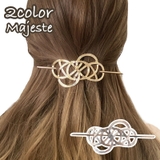 PlusNao（プラスナオ） | マジェステ かんざし 簪 ヘアアクセサリー レディース 女性用 単品 水引風 ゴールドカラー シルバーカラー 髪飾り 髪留め まとめ髪 ヘアアレンジ かわいい おしゃれ 上品 デイリー お出かけ 普段使い 祭り 結婚式 成人式 お宮参り 初詣 二次会 和