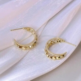 ハーフフープピアス C型 レディース | PlusNao | 詳細画像4 