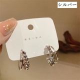 ハーフフープピアス C型 レディース | PlusNao | 詳細画像8 