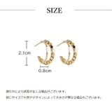 ハーフフープピアス C型 レディース | PlusNao | 詳細画像9 