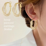 フープピアス レディース アクセサリー | PlusNao | 詳細画像1 