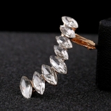 スタッドピアス イヤーカフ付き レディース | PlusNao | 詳細画像3 