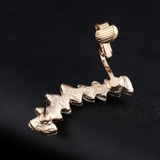 スタッドピアス イヤーカフ付き レディース | PlusNao | 詳細画像6 