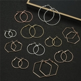 フープピアス リングピアス 6ペア | PlusNao | 詳細画像6 