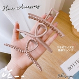 ヘアクリップ バンスクリップ ヘアアクセサリー | PlusNao | 詳細画像1
