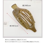 ヘアクリップ サイドバンスクリップ レディース | PlusNao | 詳細画像12