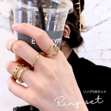 指輪 リング 5点セット | PlusNao | 詳細画像1