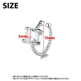 イヤーカフ イヤークリップ 片耳用 | PlusNao | 詳細画像12 