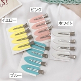ヘアクリップ 同色4個セット 前髪留め | PlusNao | 詳細画像11