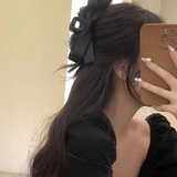 バンスクリップ ヘアクリップ ブラックリボン | PlusNao | 詳細画像2