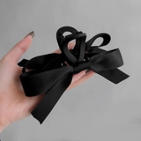 バンスクリップ ヘアクリップ ブラックリボン | PlusNao | 詳細画像4