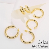 フープピアス レディース アクセサリー | PlusNao | 詳細画像1 