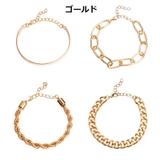 ブレスレット 4点セット チェーンブレスレット | PlusNao | 詳細画像17 