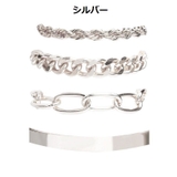 ブレスレット 4点セット チェーンブレスレット | PlusNao | 詳細画像18 