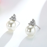 スタッドピアス レディース ラインストーン | PlusNao | 詳細画像4 