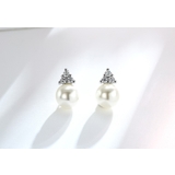 スタッドピアス レディース ラインストーン | PlusNao | 詳細画像5 