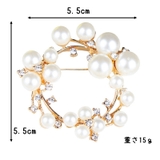 ブローチ サークル型ブローチ レディース | PlusNao | 詳細画像17 