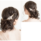 ヘッドコサージュ ヘアアクセサリー ブライダル | PlusNao | 詳細画像2