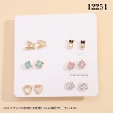 スタッドピアス キャッチピアス 6点セット | PlusNao | 詳細画像2