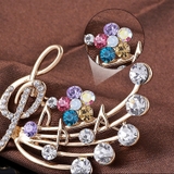 ブローチ ラインストーン 音符 | PlusNao | 詳細画像7