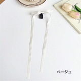 ヘアクリップ リボン付き 2個セット | PlusNao | 詳細画像7 